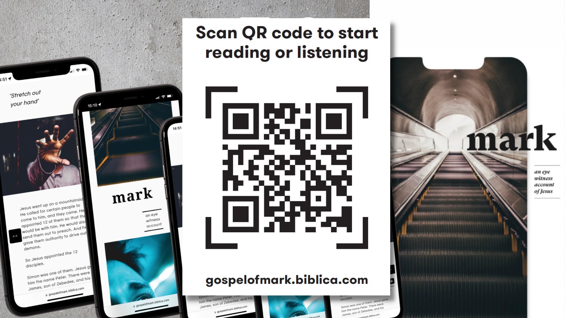 mark's gospel digital QR~ code